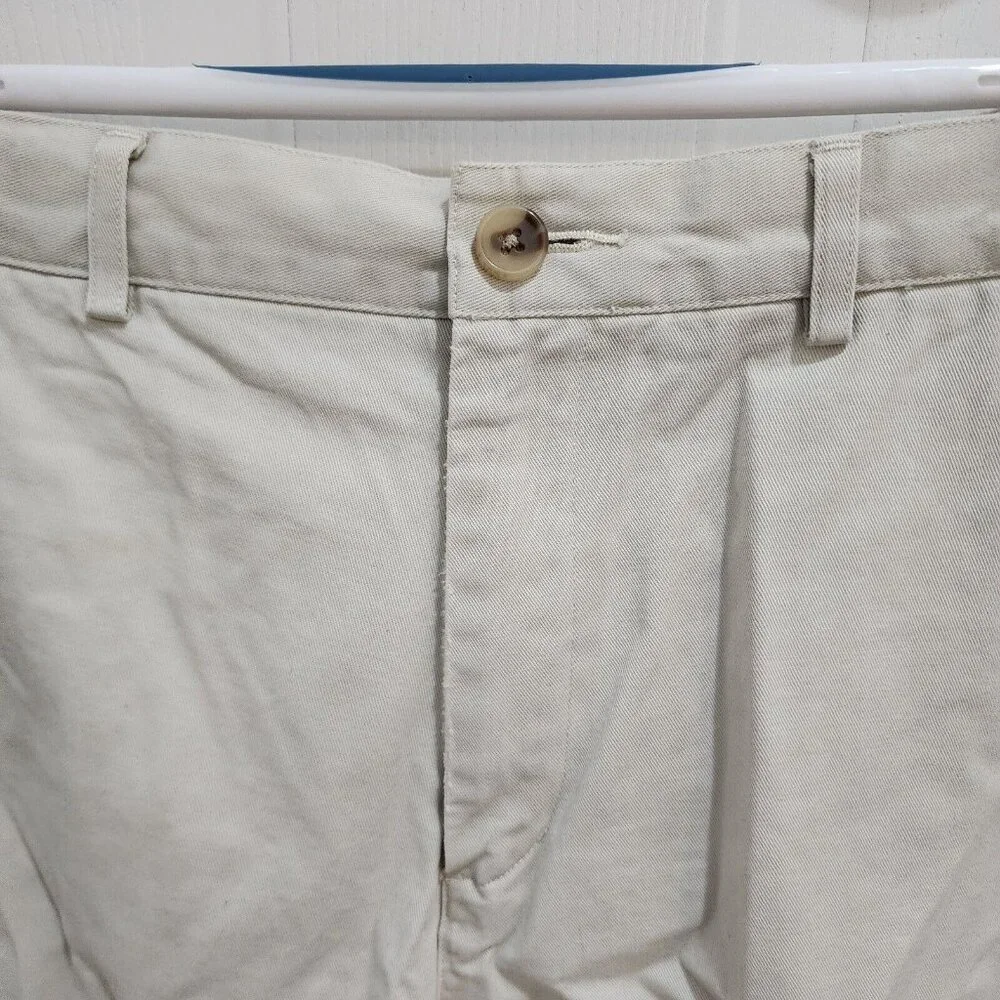 Lot of 3 Lands' End Traditional Fit Chino Shorts Size‎ 34 100% Cotton